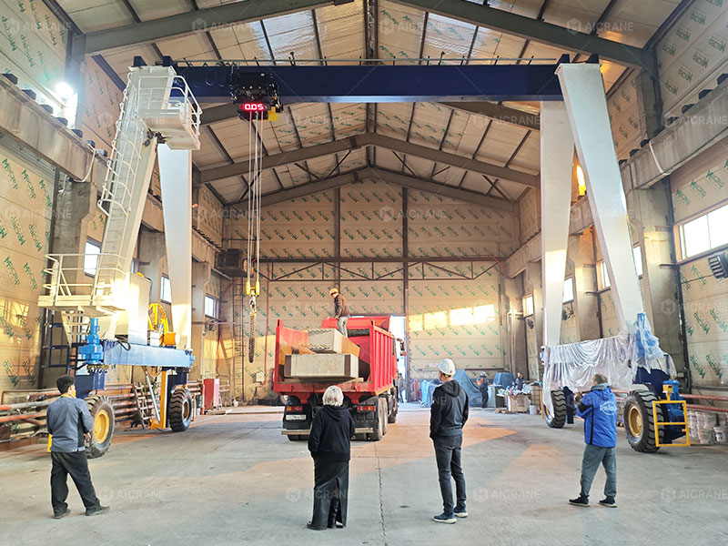 Mobile 20-Ton Gantry Crane for Precast Elements