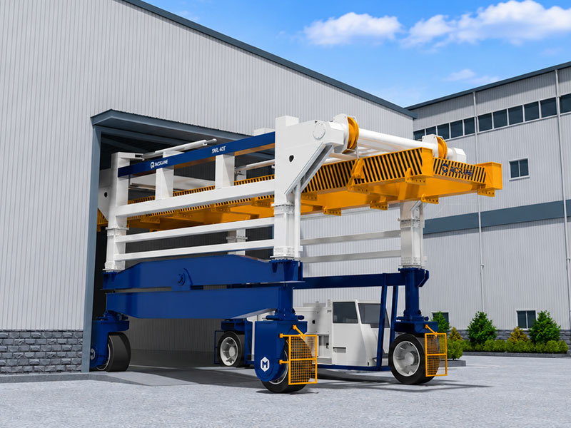 straddle carrier for container handling
